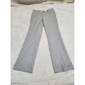Banana Republic Light Gray Wool Martin FIt Classic Dress Pant Women 0 Office